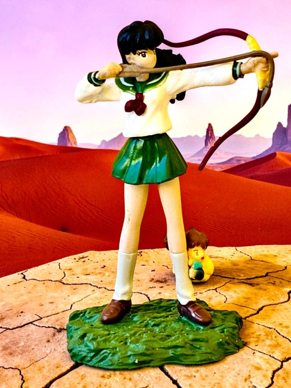 Furuta Inuyasha Movie Figure Kagome Higurashi & Shippo Fire on Mystic Island